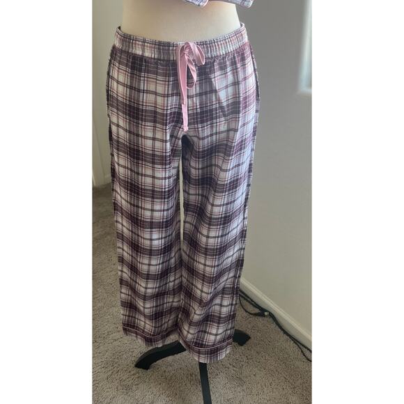 UGG Raven Plaid Flannel Long Sleeve Button Down Top with Long Pants Pajama Set S - Picture 7 of 14